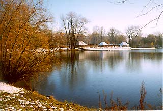Der Weie See im Winter.